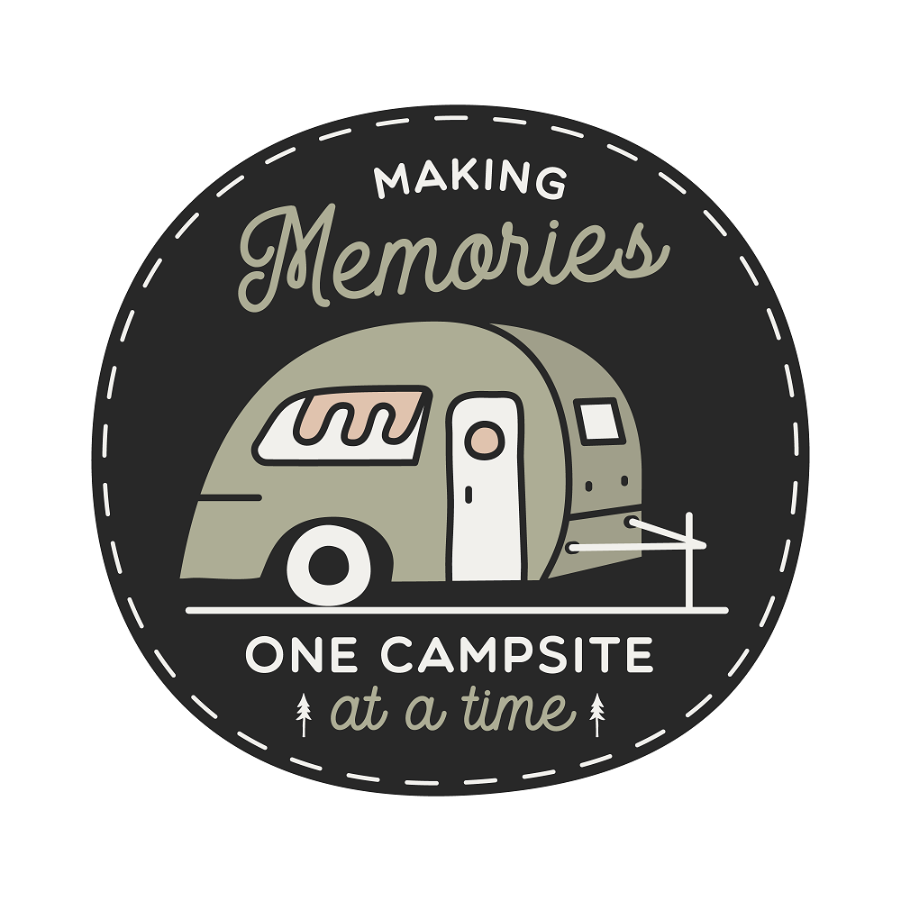 Print Shop Round MDF Cutout Making Memories One Campsite At A Time