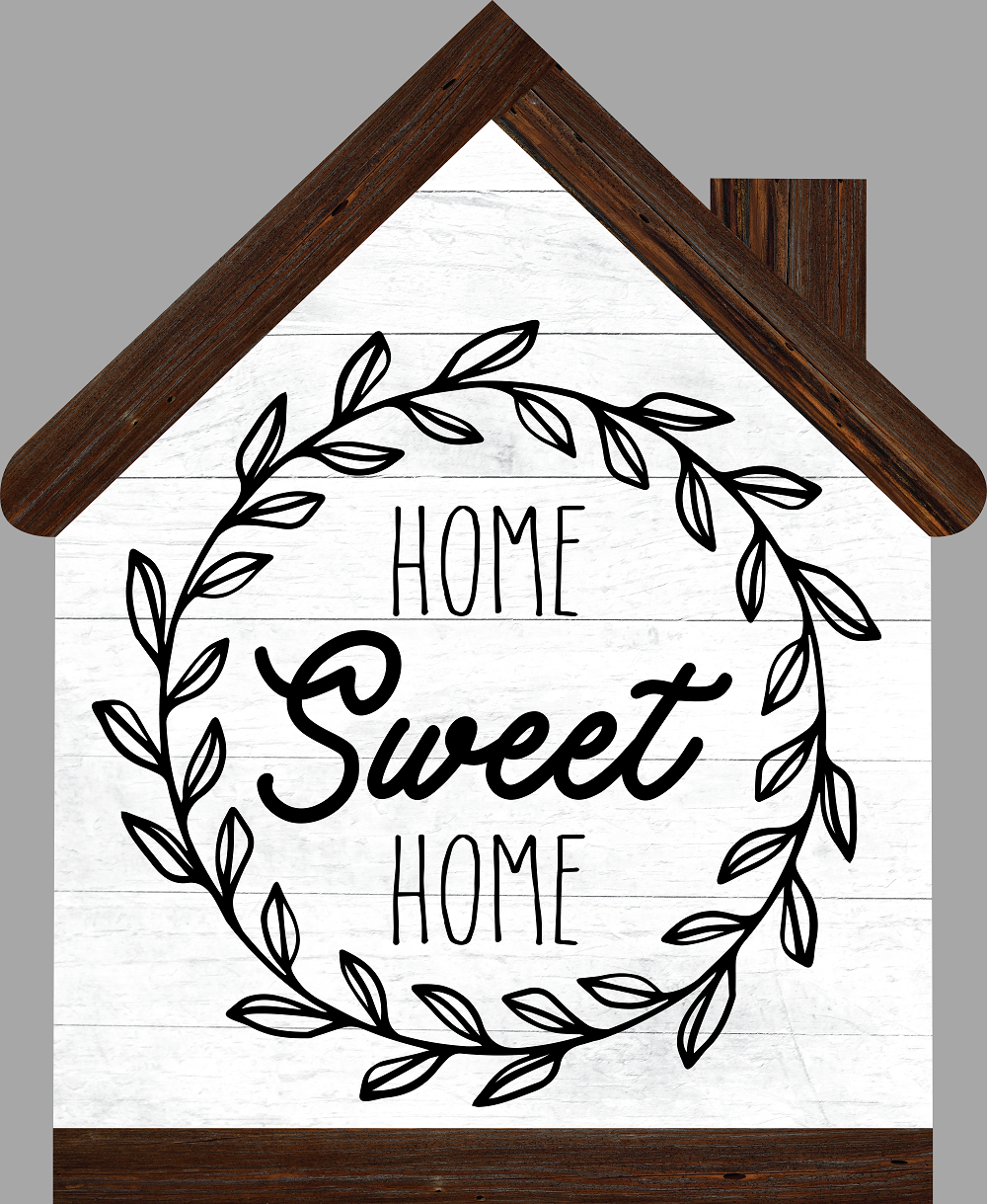 Print Shop House MDF Cutout Home Sweet Home