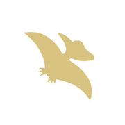 Basic Shape Pteranodon MDF Cutout Flying Silhouette - Unfinished For DIY