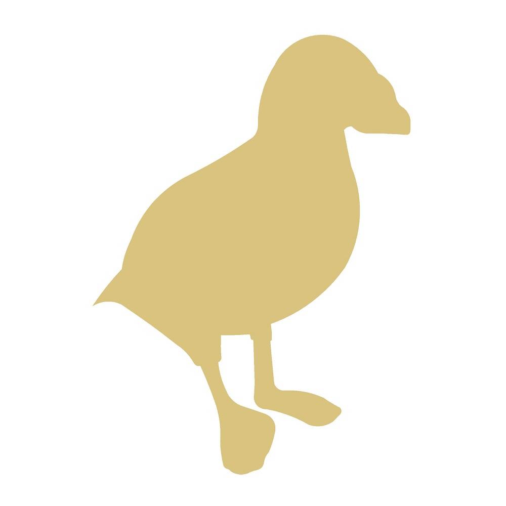 Basic Shape Puffin MDF Cutout Silhouette - Unfinished For DIY