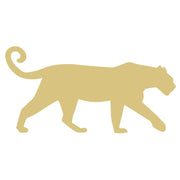 Basic Shape Walking Puma MDF Cutout Silhouette - Unfinished For DIY