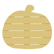 Basic Shape Pumpkin MDF Cutout Shiplap - Unfinished For DIY
