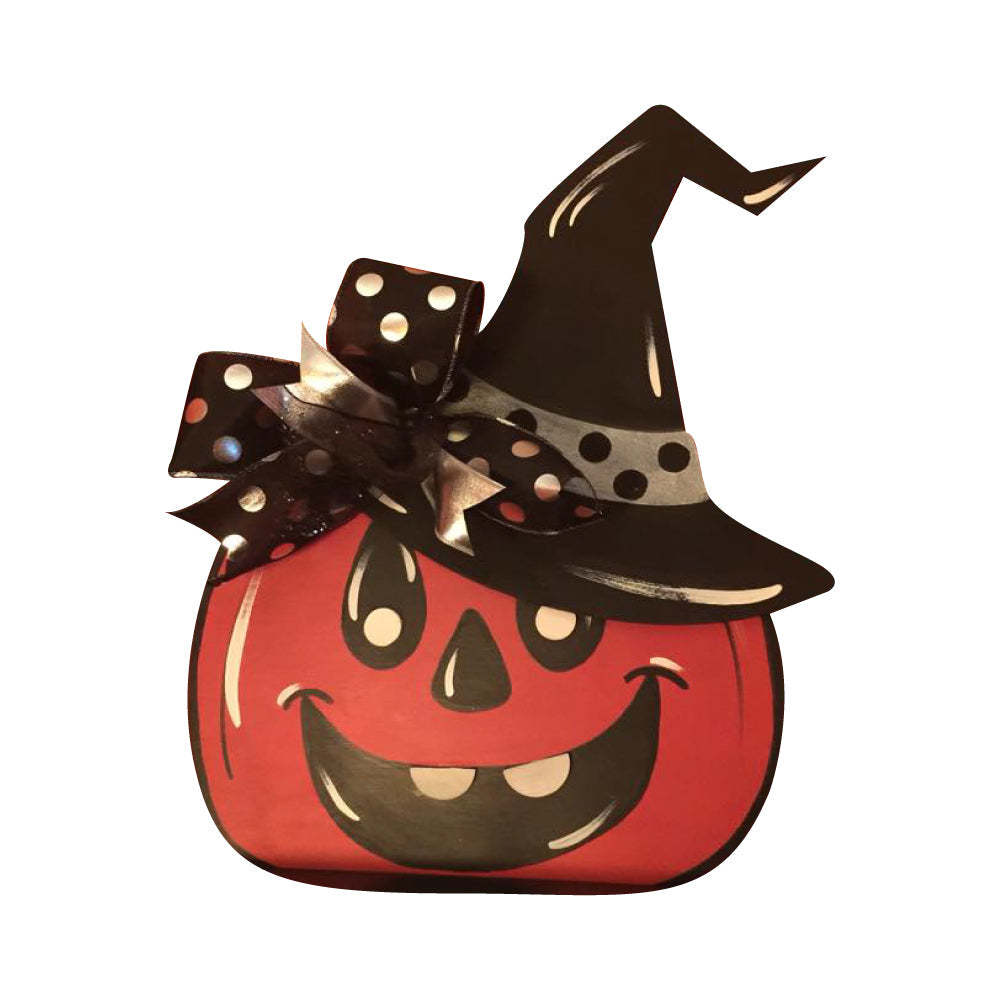 Basic Shape Witch Hat MDF Cutout Silhouette Style 2 - Unfinished For DIY
