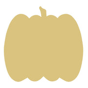 Basic Shape Pumpkin MDF Cutout Autumn Decor Style 20 - Unfinished For DIY