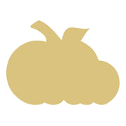 Basic Shape Pumpkin MDF Cutout Autumn Decor Style 23 - Unfinished For DIY