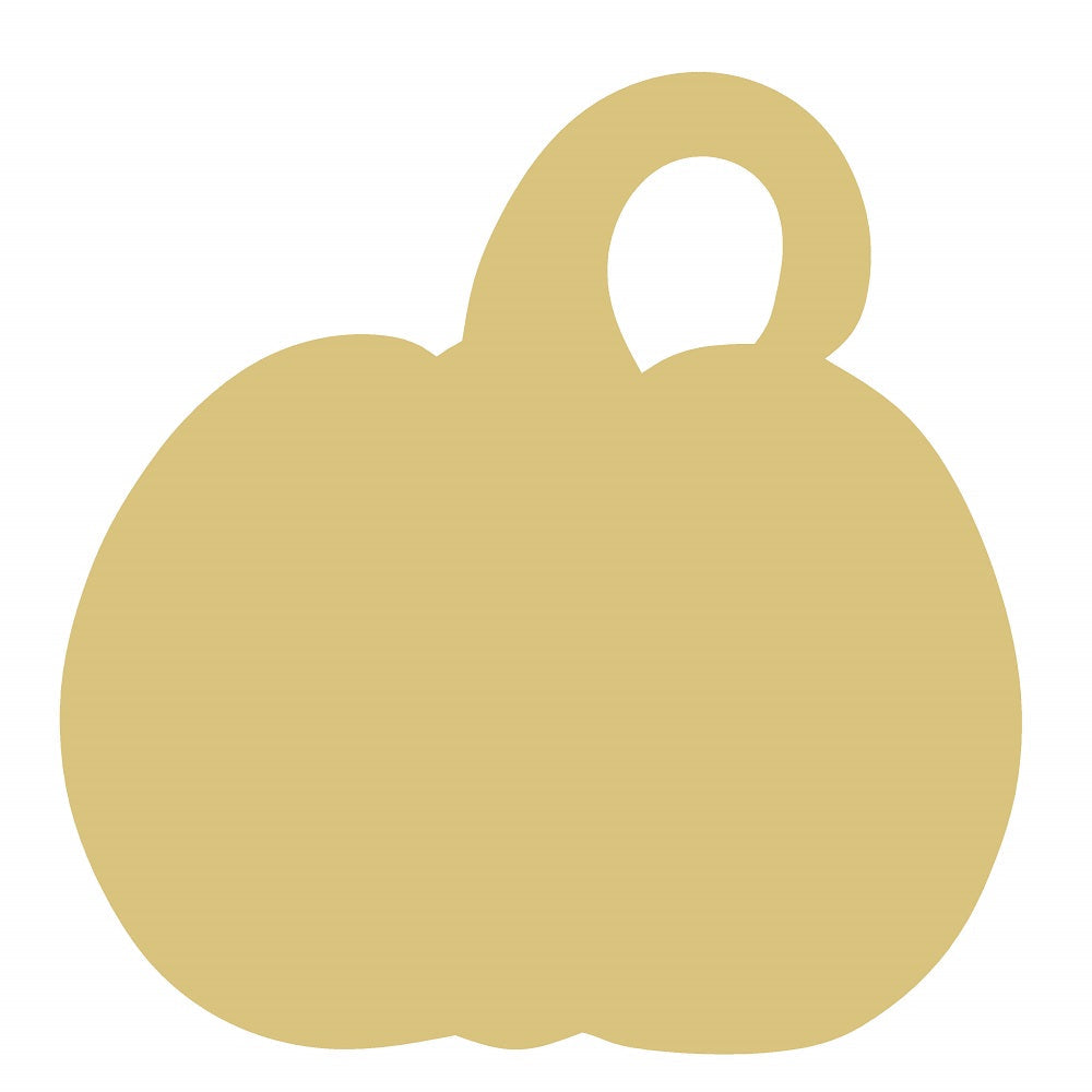 Basic Shape Pumpkin MDF Cutout Halloween Silhouette Style 27 - Unfinished For DIY