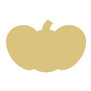 Basic Shape Pumpkin MDF Cutout Autumn Decor Style 4 - Unfinished For DIY