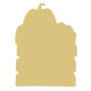 Basic Shape Stacked Pumpkins MDF Cutout Autumn Decor - Unfinished For DIY