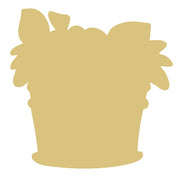 Basic Shape Bucket MDF Cutout Full Of Pumpkins - Unfinished For DIY