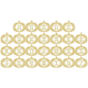 Basic Shape Pumpkin MDF Cutout Monogram - Unfinished For DIY
