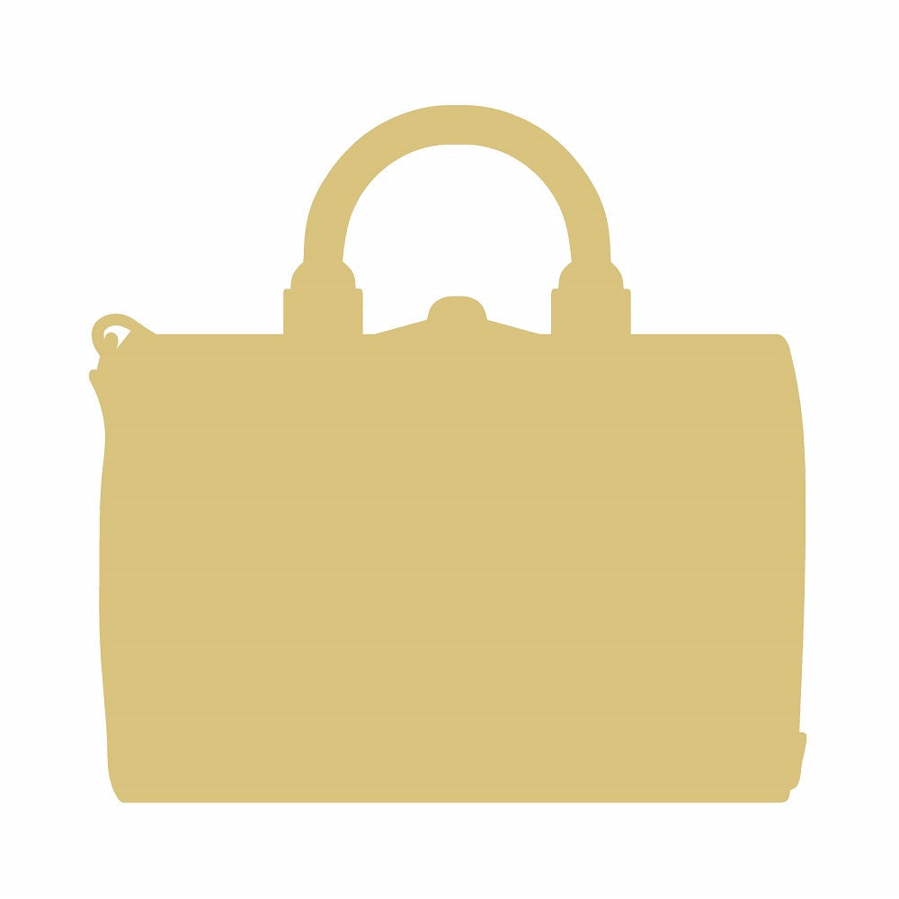 Basic Shape Purse MDF Cutout Purse Silhouette Style 5 - Unfinished For DIY