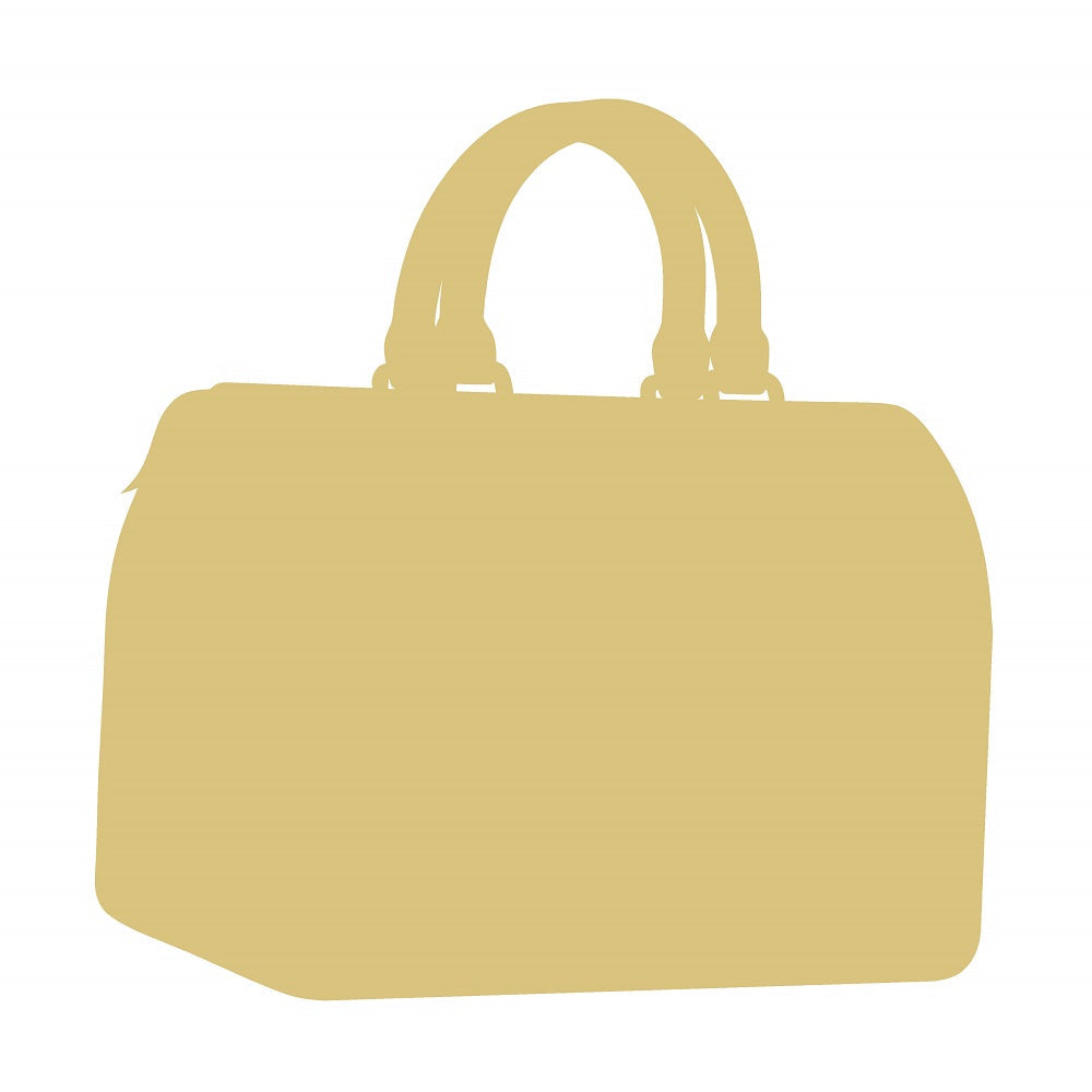Basic Shape Purse MDF Cutout Silhouette Style 6 - Unfinished For DIY