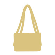 Basic Shape Purse MDF Cutout Silhouette Style 7 - Unfinished For DIY