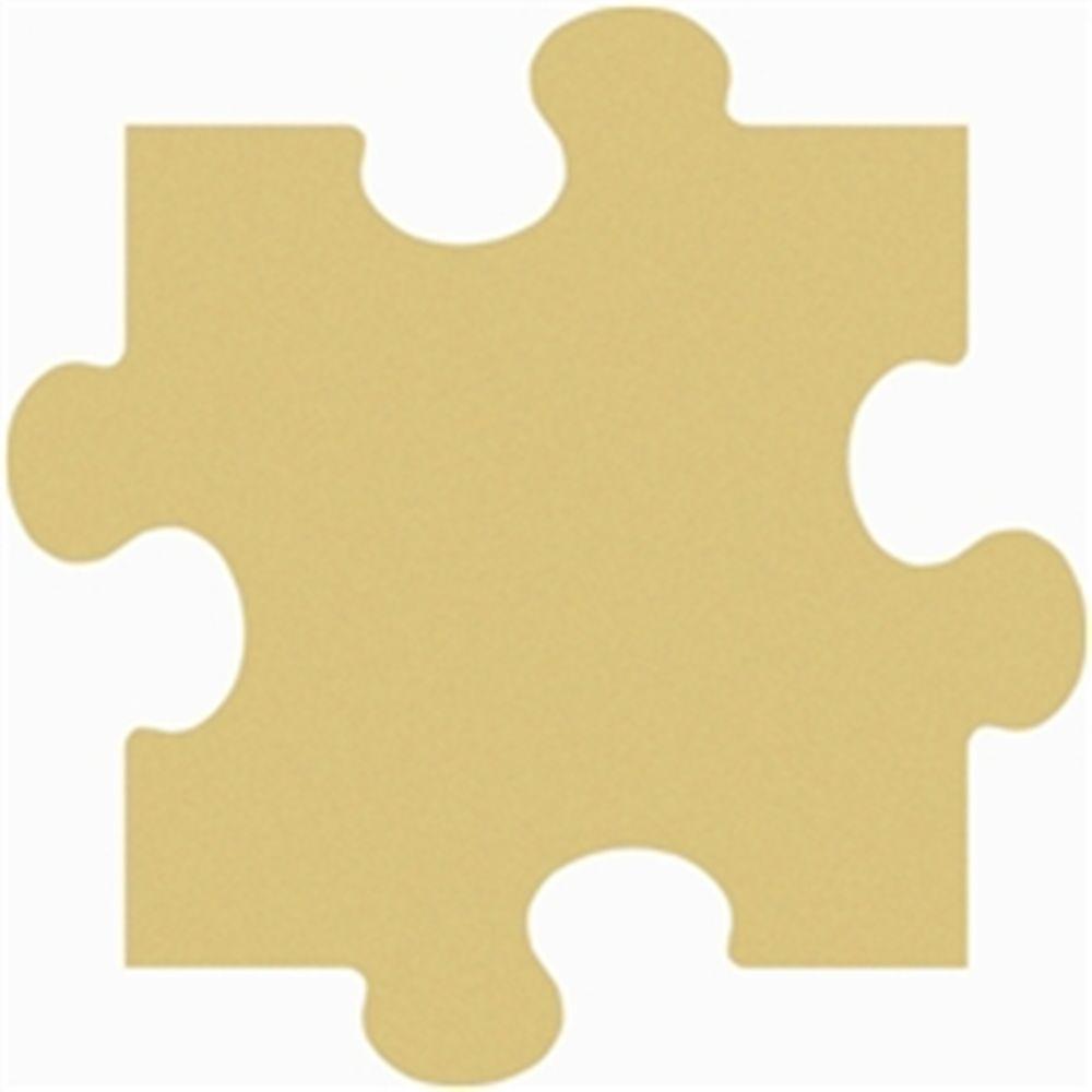 Basic Shape Puzzle Piece MDF Cutout Silhouette - Unfinished For DIY