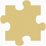Basic Shape Puzzle Piece MDF Cutout Silhouette - Unfinished For DIY