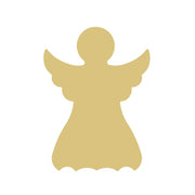 PWAT Basic Shape Angel MDF Cutout Silhouette - Unfinished For DIY