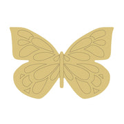 PWAT Design By Line Butterfly MDF Cutout Shelf Sitter - Unfinished For DIY