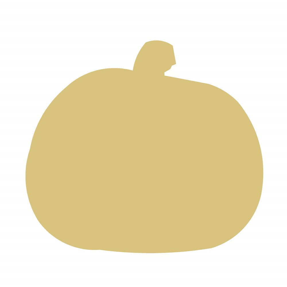 PWAT Basic Shape Pumpkin MDF Cutout Harvest Silhouette - Unfinished For DIY