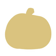 PWAT Basic Shape Pumpkin MDF Cutout Harvest Silhouette - Unfinished For DIY