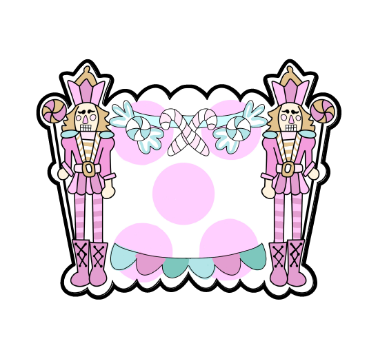 QUEEN OF MY CASTLE PINK NUTCRACKERS