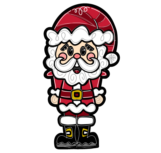 QUEEN OF MY CASTLE STANDING SANTA