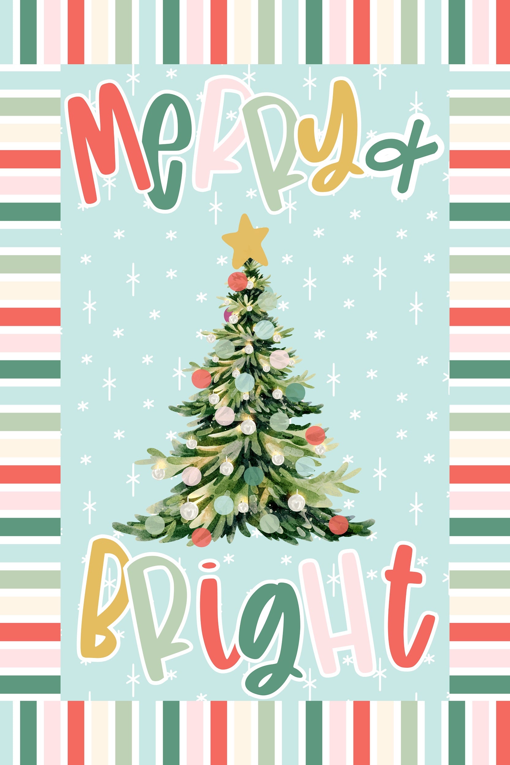QUINCEE TAYLOR DESIGNS MERRY AND BRIGHT TREE