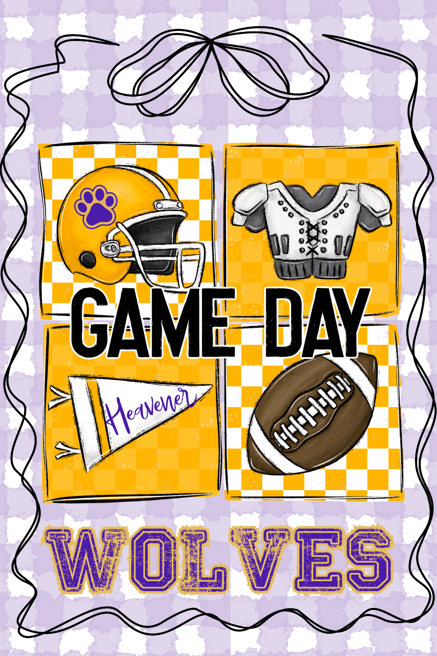 QUINCEE TAYLOR DESIGNS WOLVES GAME DAY