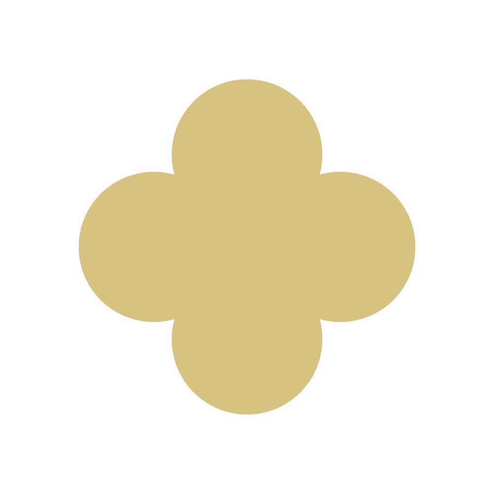 Basic Shape Quatrefoil MDF Cutout Silhouette - Unfinished For DIY