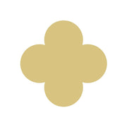 Basic Shape Quatrefoil MDF Cutout Silhouette - Unfinished For DIY