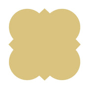Basic Shape Quatrefoil MDF Cutout Four-Petal Silhouette - Unfinished For DIY