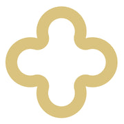 Basic Shape Quatrefoil MDF Cutout Decorative Silhouette - Unfinished For DIY
