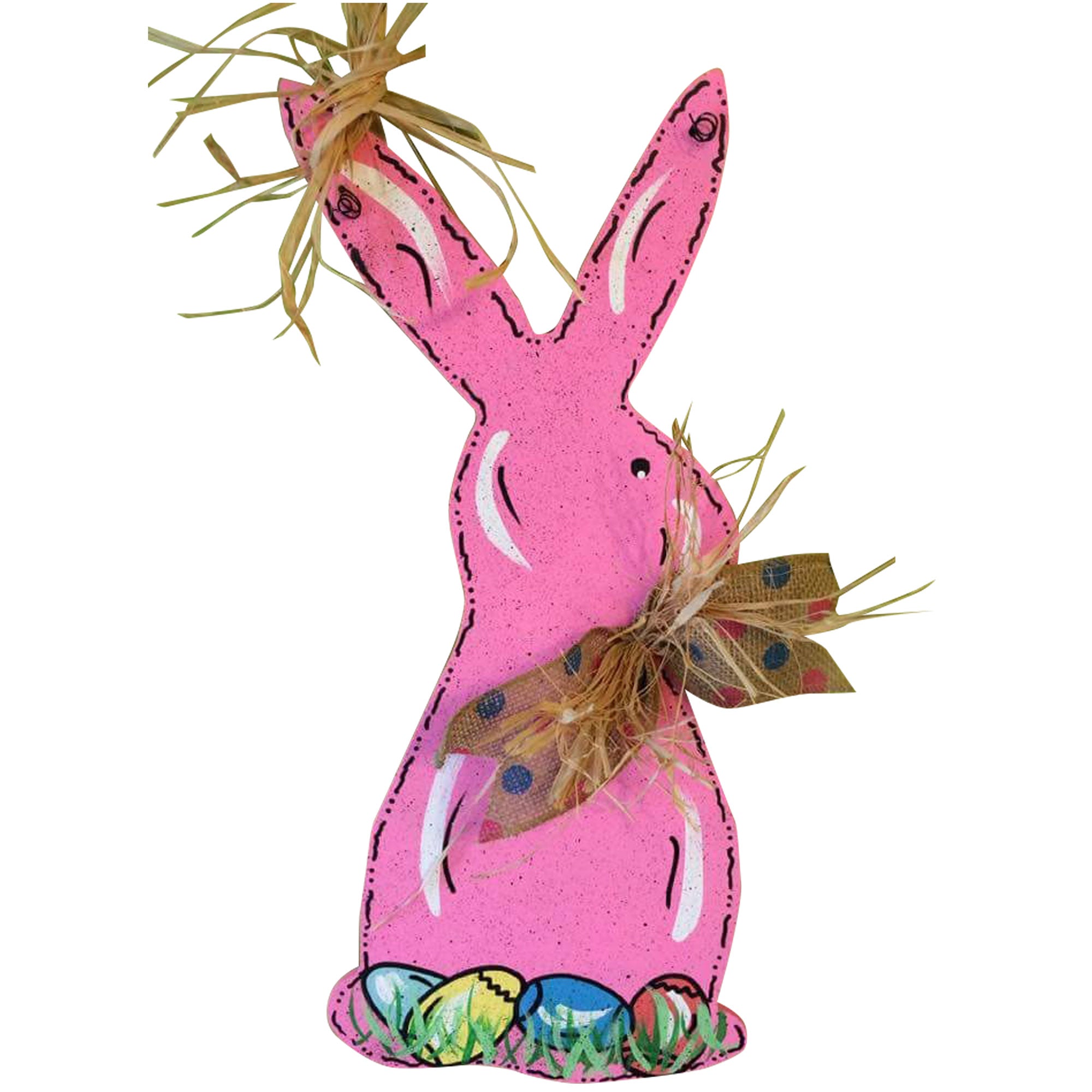 Basic Shape Rabbit MDF Cutout Silhouette Style 1 - Unfinished For DIY