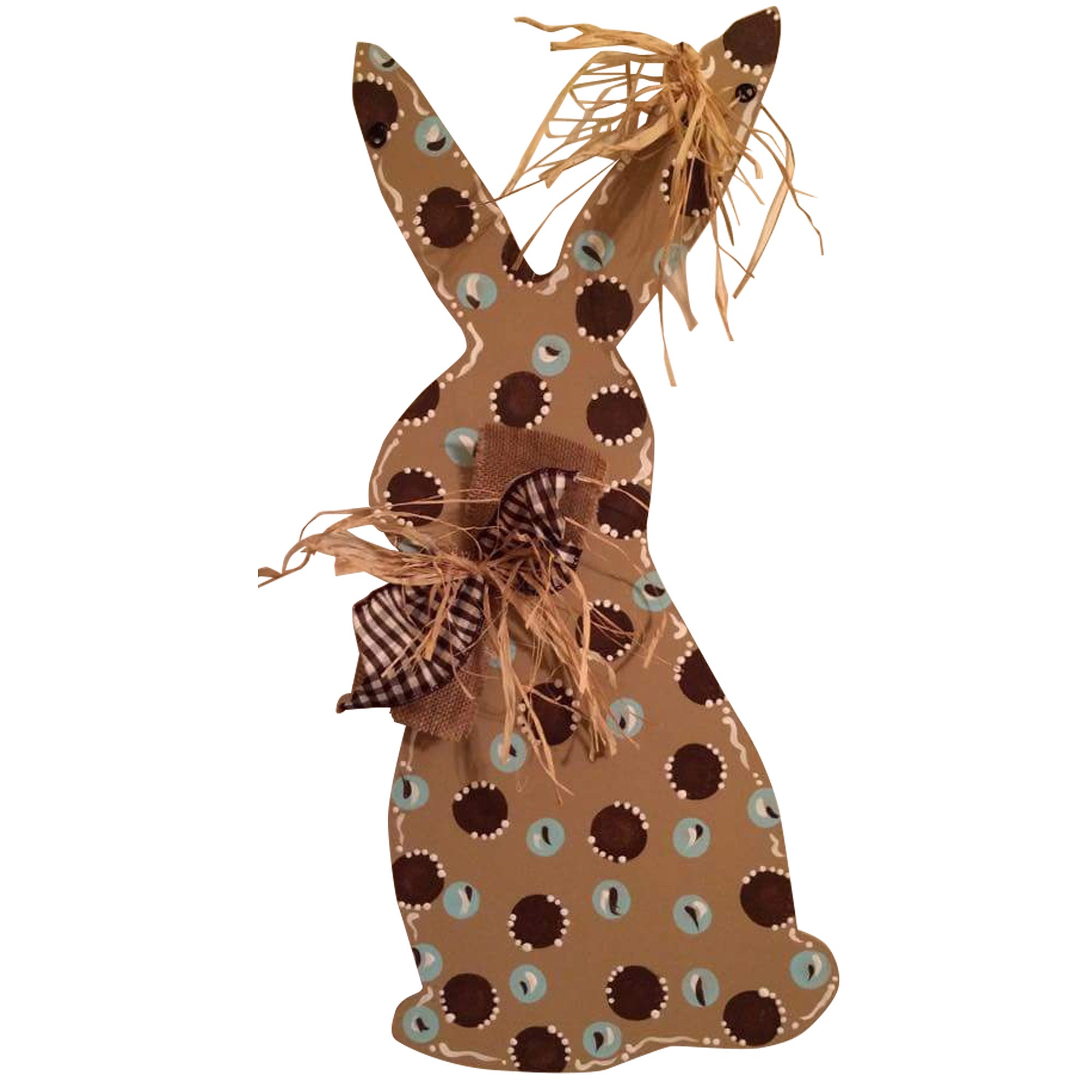 Basic Shape Rabbit MDF Cutout Silhouette Style 1 - Unfinished For DIY