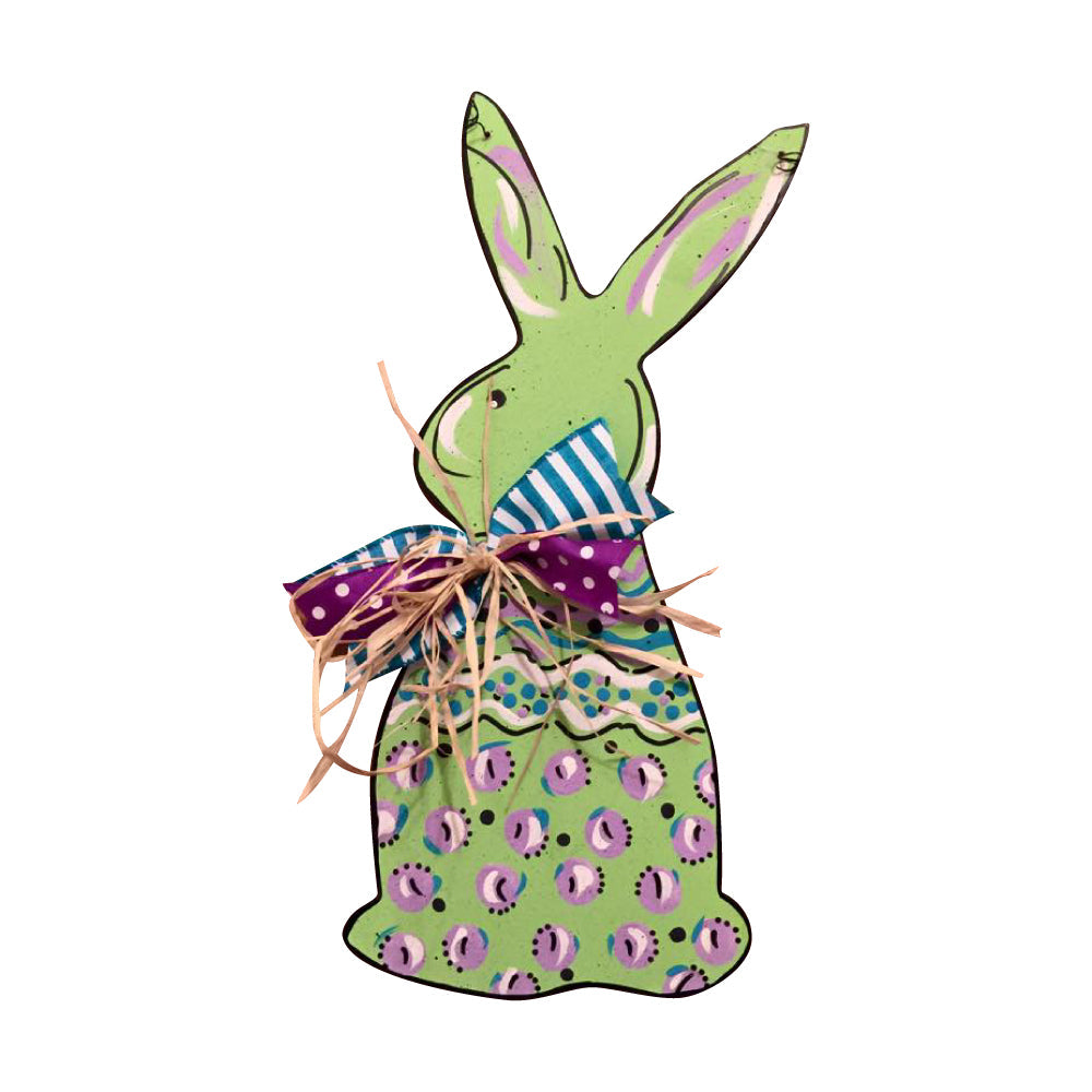 Basic Shape Rabbit MDF Cutout Silhouette Style 1 - Unfinished For DIY