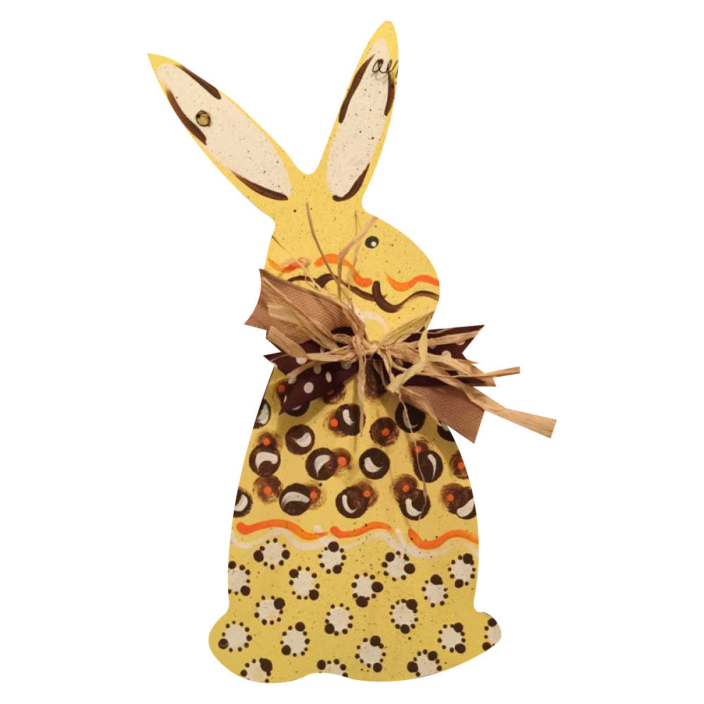 Basic Shape Rabbit MDF Cutout Silhouette Style 1 - Unfinished For DIY
