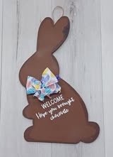 Basic Shape Rabbit MDF Cutout Silhouette Style 15 - Unfinished For DIY