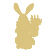 Basic Shape Rabbit MDF Cutout Silhouette Style 31 - Unfinished For DIY