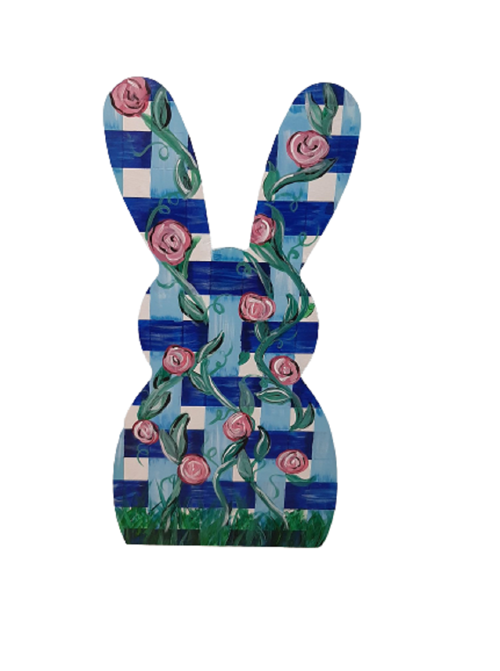 Basic Shape Rabbit MDF Cutout Silhouette  - Unfinished For DIY