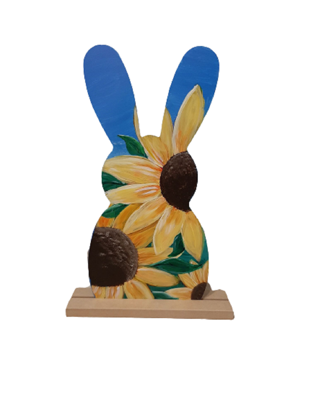 Basic Shape Rabbit MDF Cutout Silhouette  - Unfinished For DIY