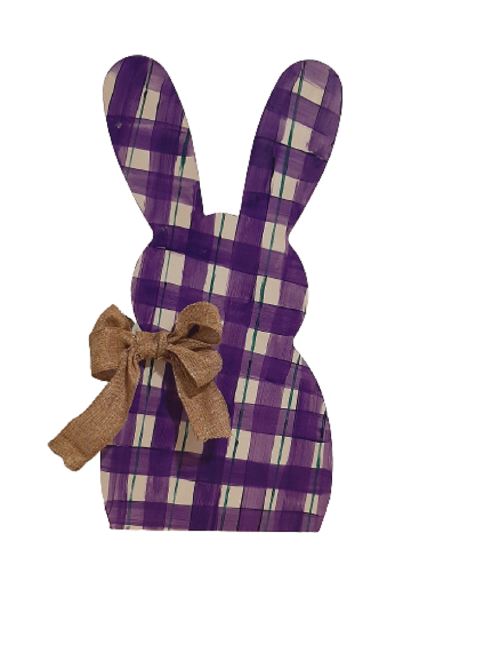 Basic Shape Rabbit MDF Cutout Silhouette  - Unfinished For DIY