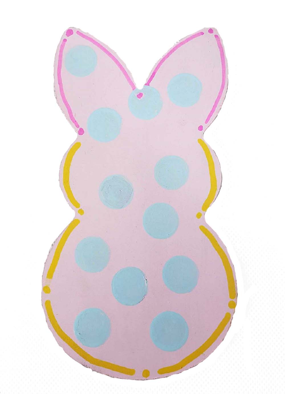 Basic Shape Rabbit MDF Cutout Silhouette Style 4 - Unfinished For DIY