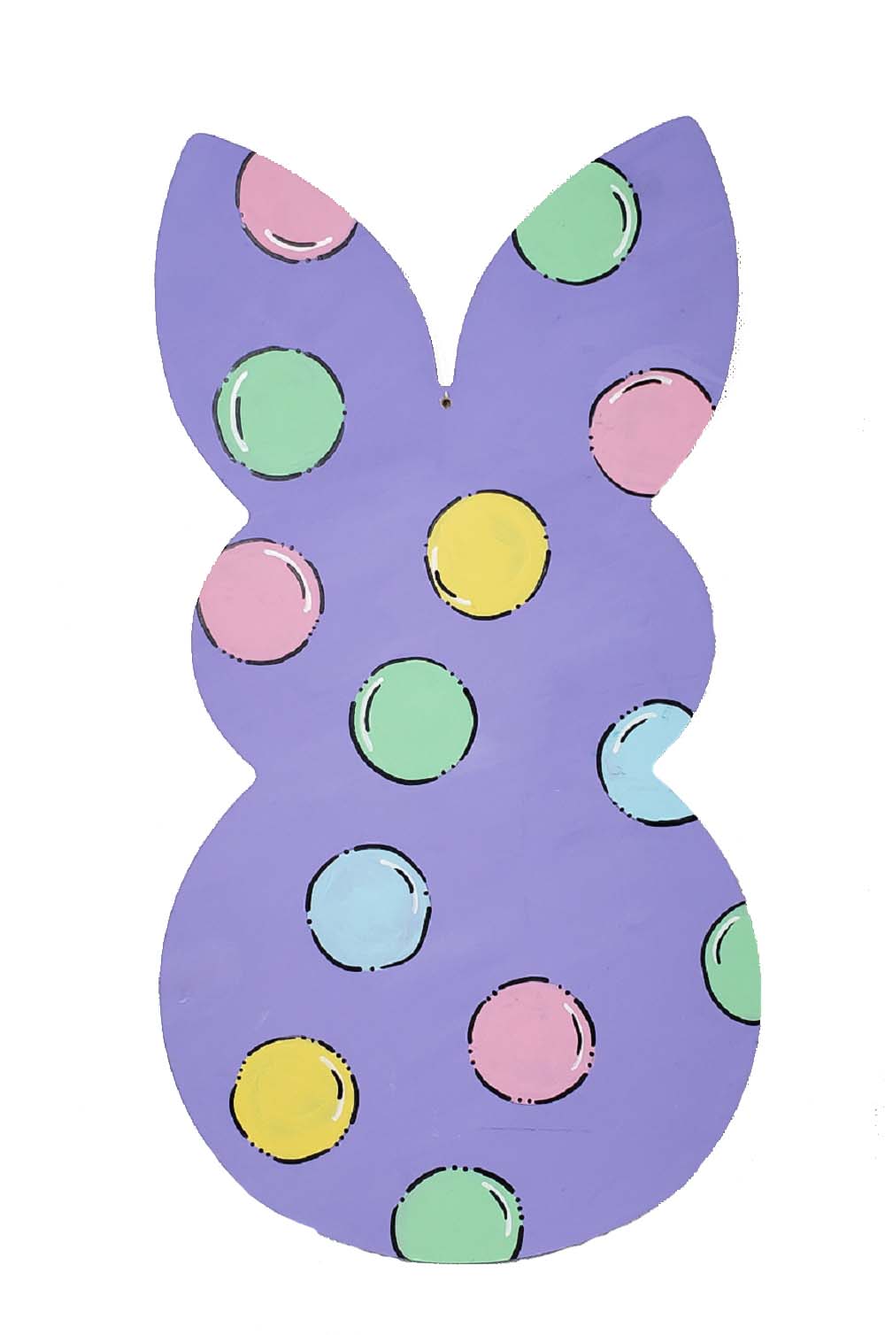 Basic Shape Rabbit MDF Cutout Silhouette Style 4 - Unfinished For DIY