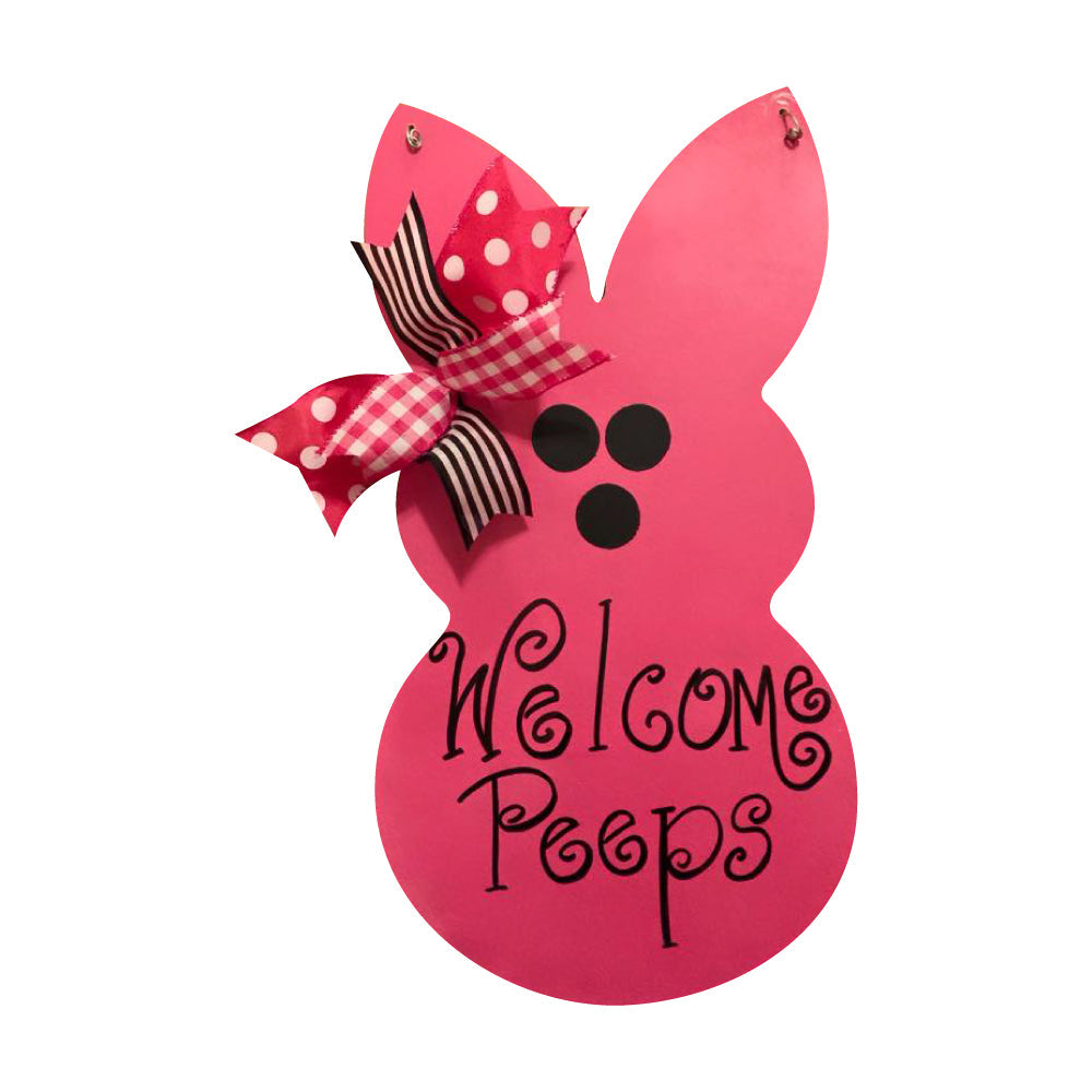 Basic Shape Rabbit MDF Cutout Silhouette Style 4 - Unfinished For DIY