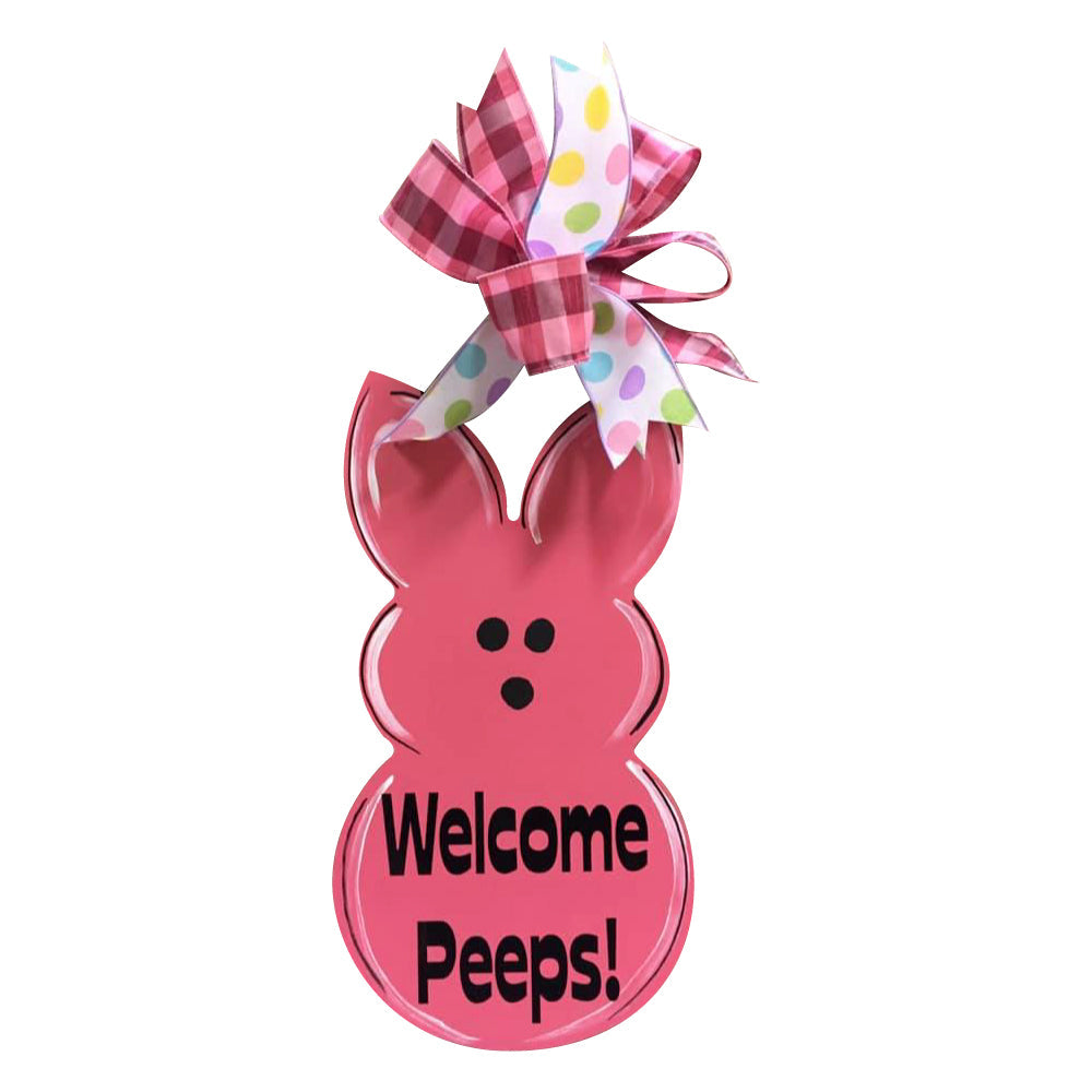 Basic Shape Rabbit MDF Cutout Silhouette Style 4 - Unfinished For DIY