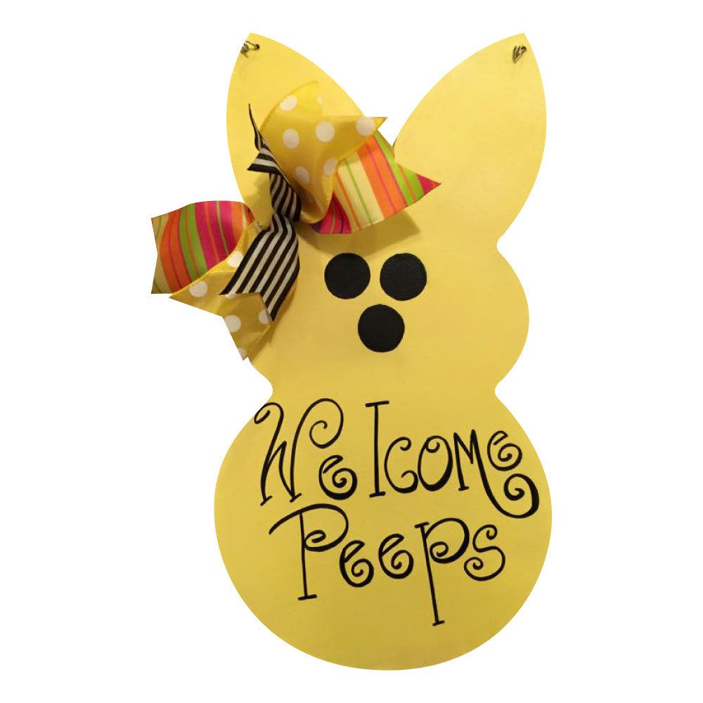 Basic Shape Rabbit MDF Cutout Silhouette Style 4 - Unfinished For DIY
