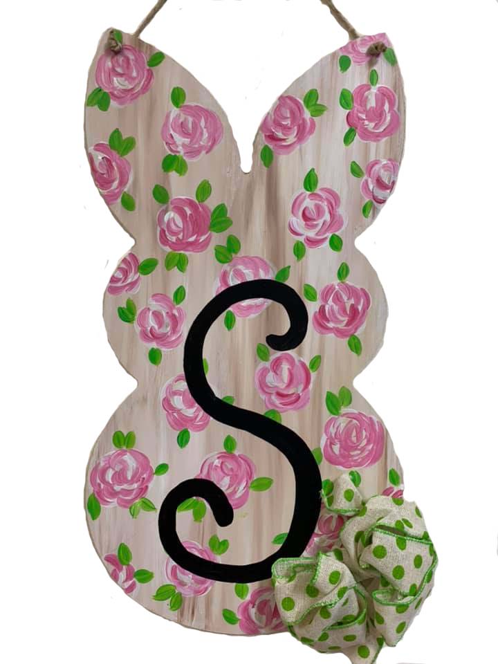 Basic Shape Rabbit MDF Cutout Silhouette Style 4 - Unfinished For DIY