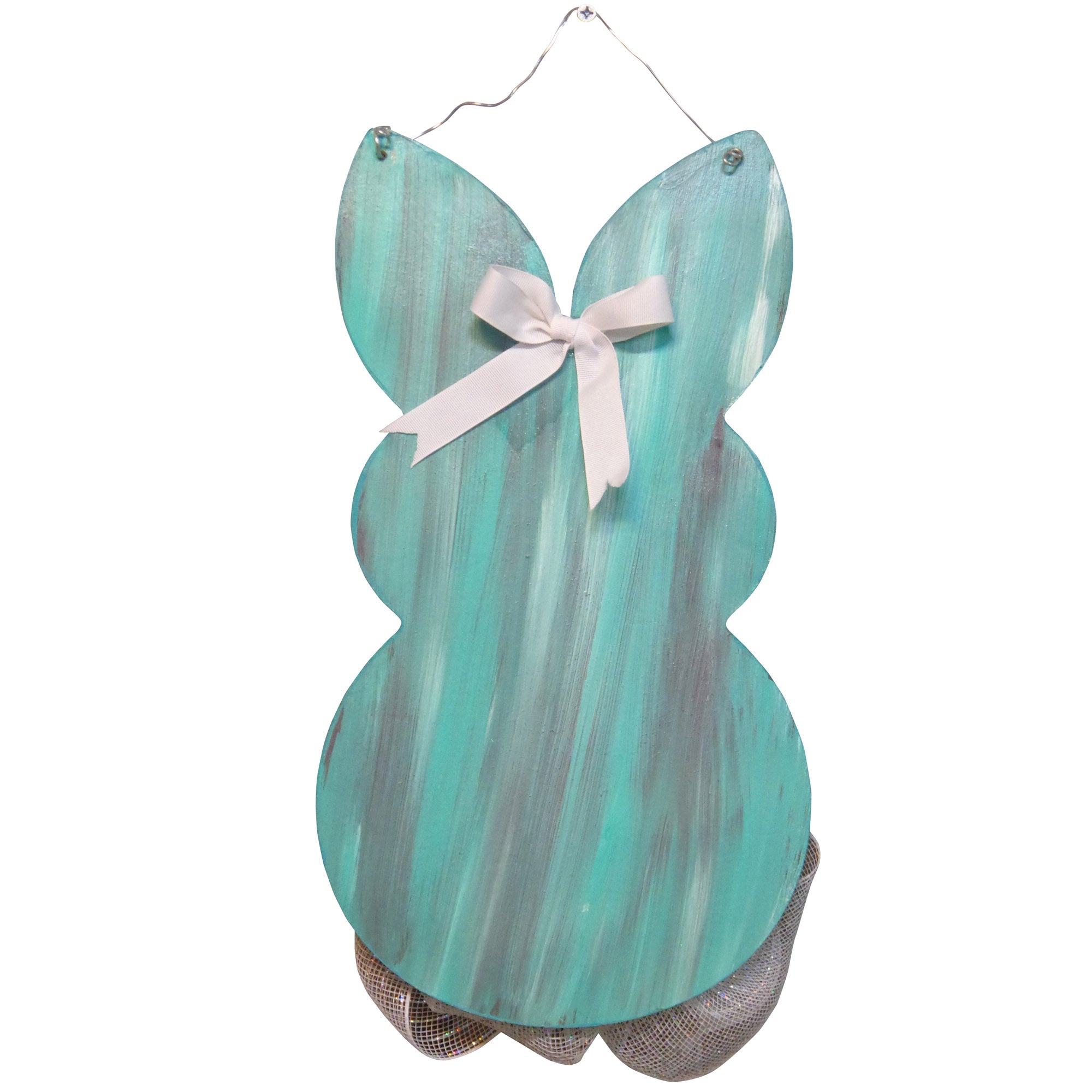 Basic Shape Rabbit MDF Cutout Silhouette Style 4 - Unfinished For DIY