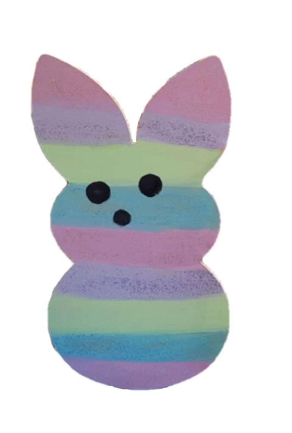 Basic Shape Rabbit MDF Cutout Silhouette Style 4 - Unfinished For DIY