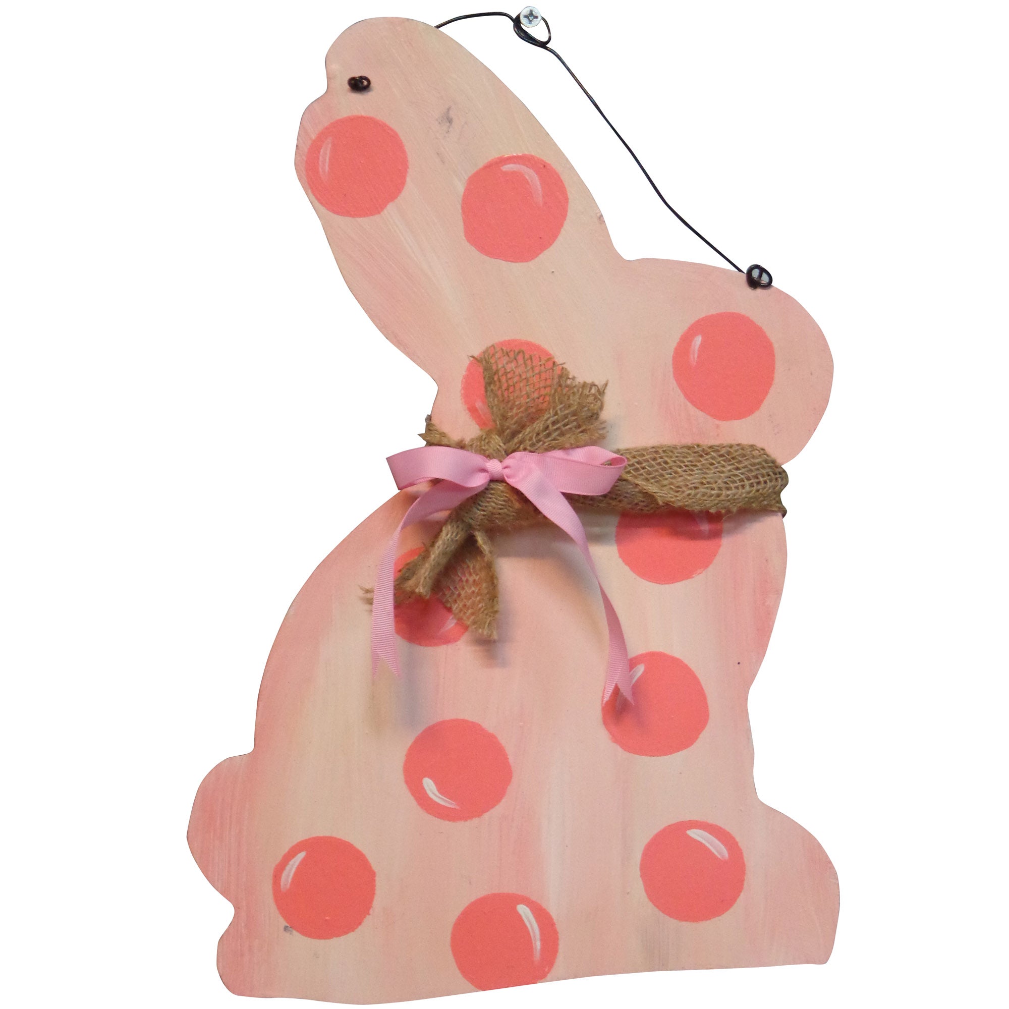 Basic Shape Rabbit MDF Cutout Silhouette Style 7 - Unfinished For DIY