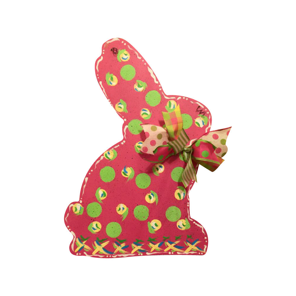 Basic Shape Rabbit MDF Cutout Silhouette Style 7 - Unfinished For DIY